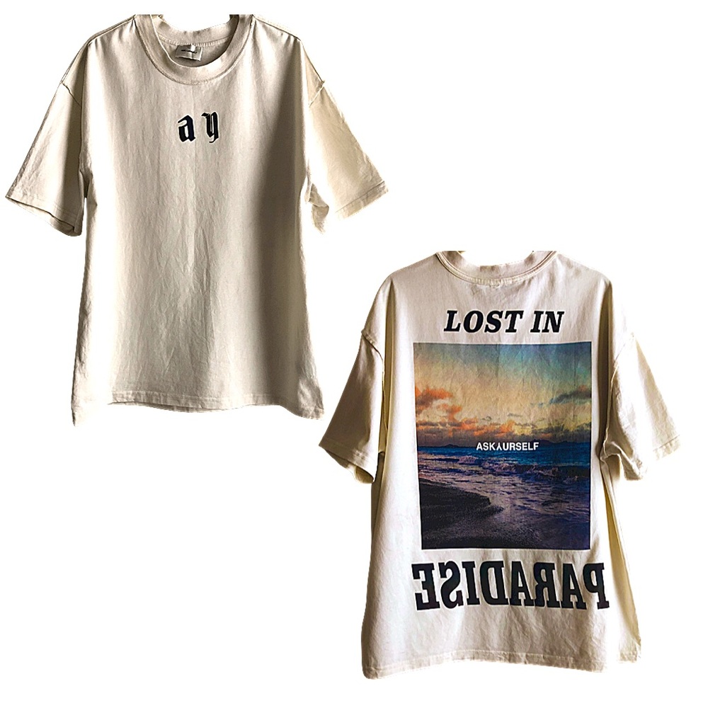 Men’s, Shirts, Askyurself, Large, Cream